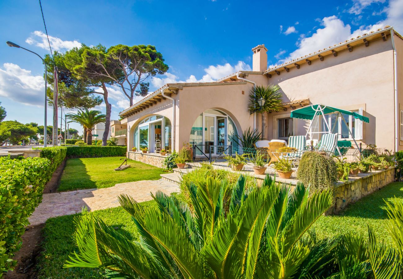 Ferienhaus in Puerto Pollensa - Haus Puerto Pollensa Llenaire Pool und Strandblick