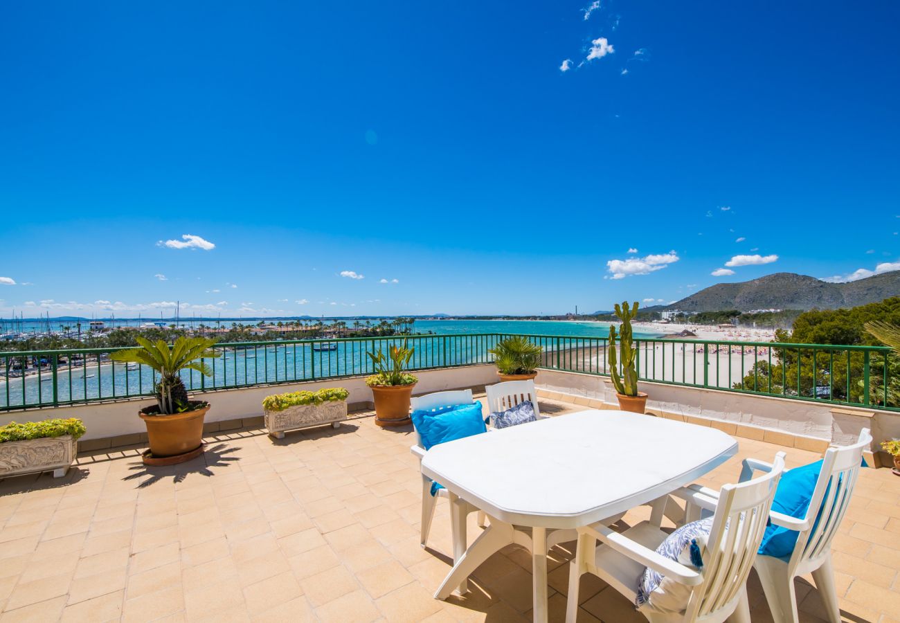 Ferienwohnung mit Meerblick in Alcudia