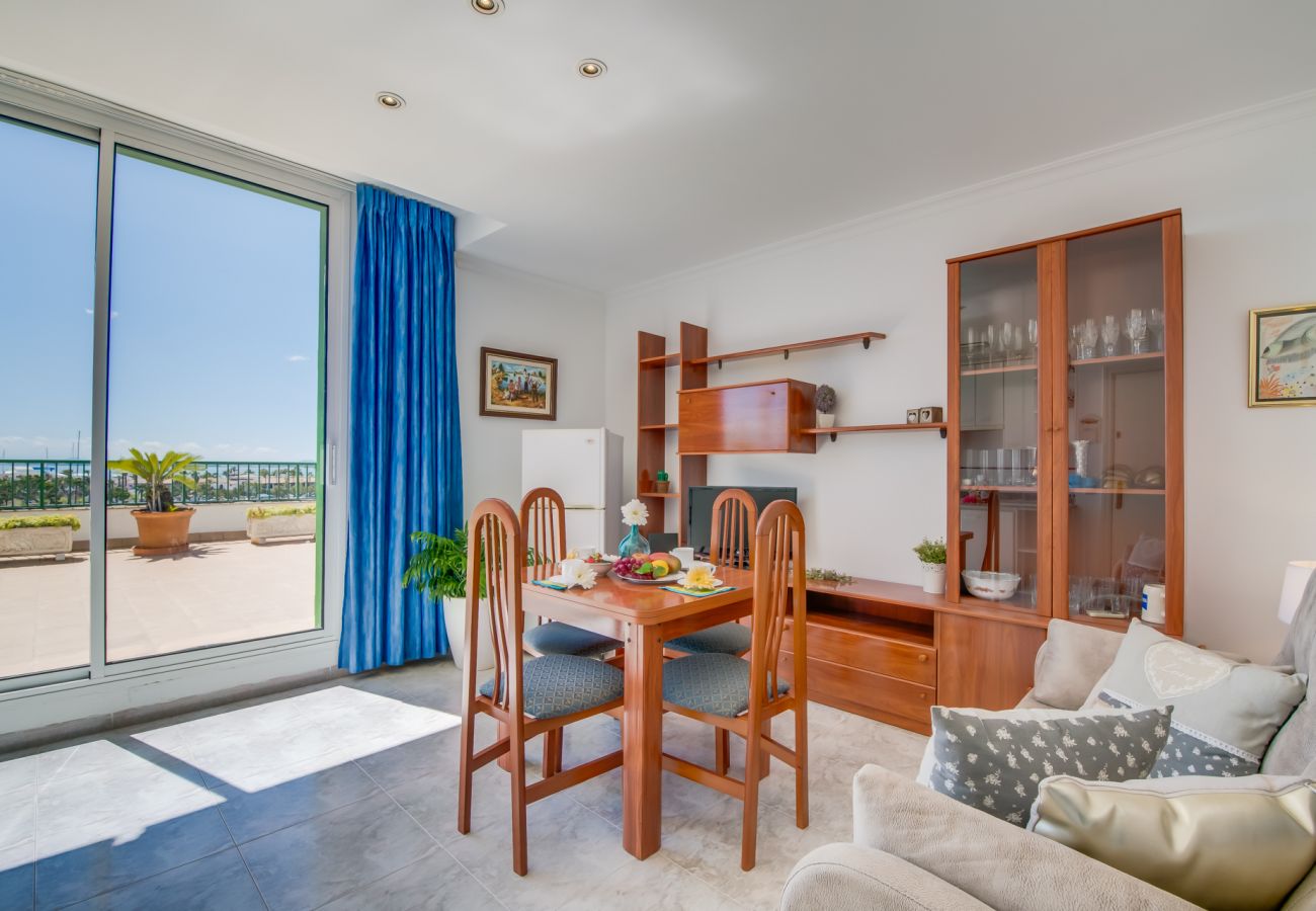 Ferienwohnung in Alcudia - Wohnung Maria mit Blick auf den Strand von Alcudia