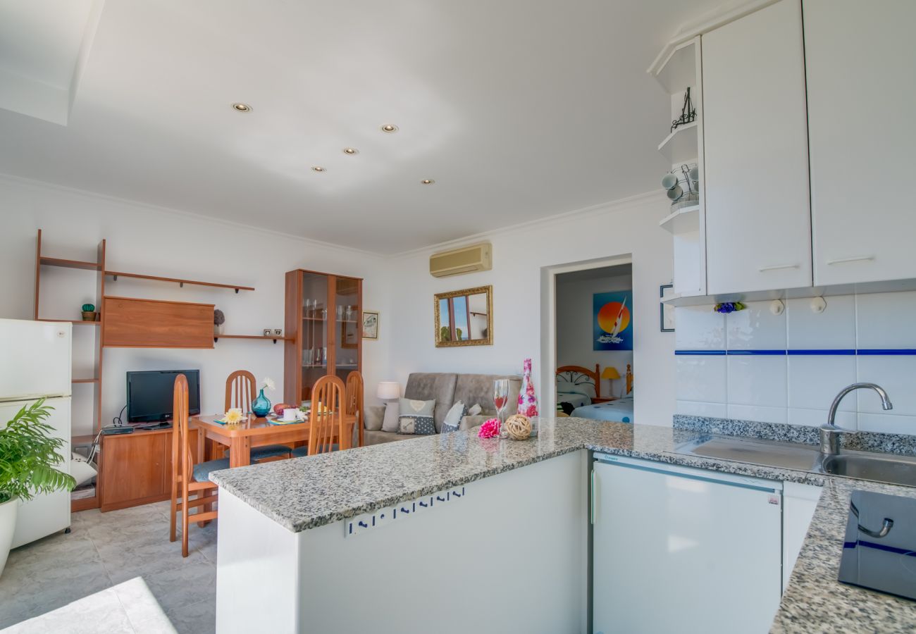 Ferienwohnung in Alcudia - Wohnung Maria mit Blick auf den Strand von Alcudia