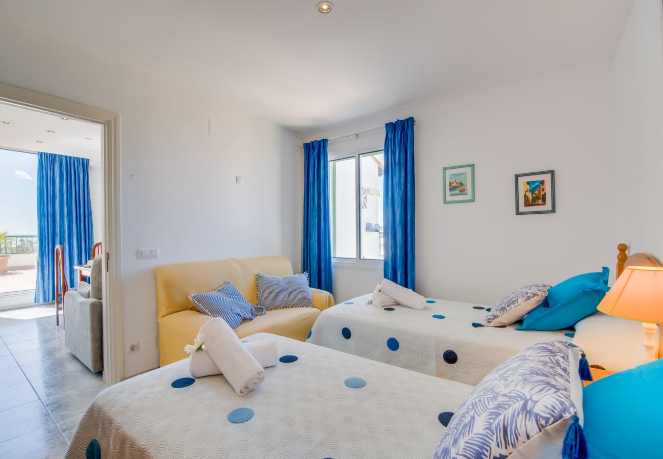 Ferienwohnung in Alcudia - Wohnung Maria mit Blick auf den Strand von Alcudia