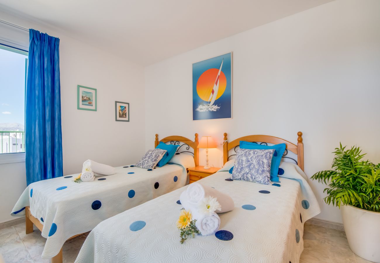 Ferienwohnung in Alcudia - Wohnung Maria mit Blick auf den Strand von Alcudia