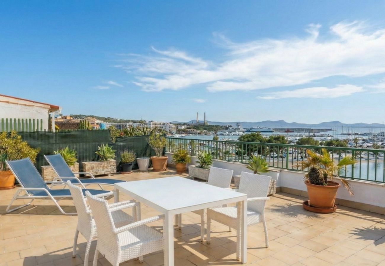 Ferienwohnung in Alcudia - Wohnung Maria mit Blick auf den Strand Alcudia