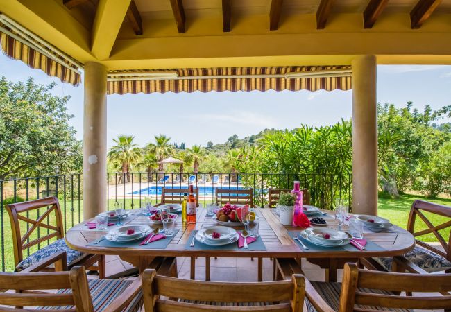 Finca in Selva - Ländliche Finca Cas Mestre mit Pool auf Mallorca Finca in Selva - Ländliche Finca Cas Mestre mit Pool auf Mallorca