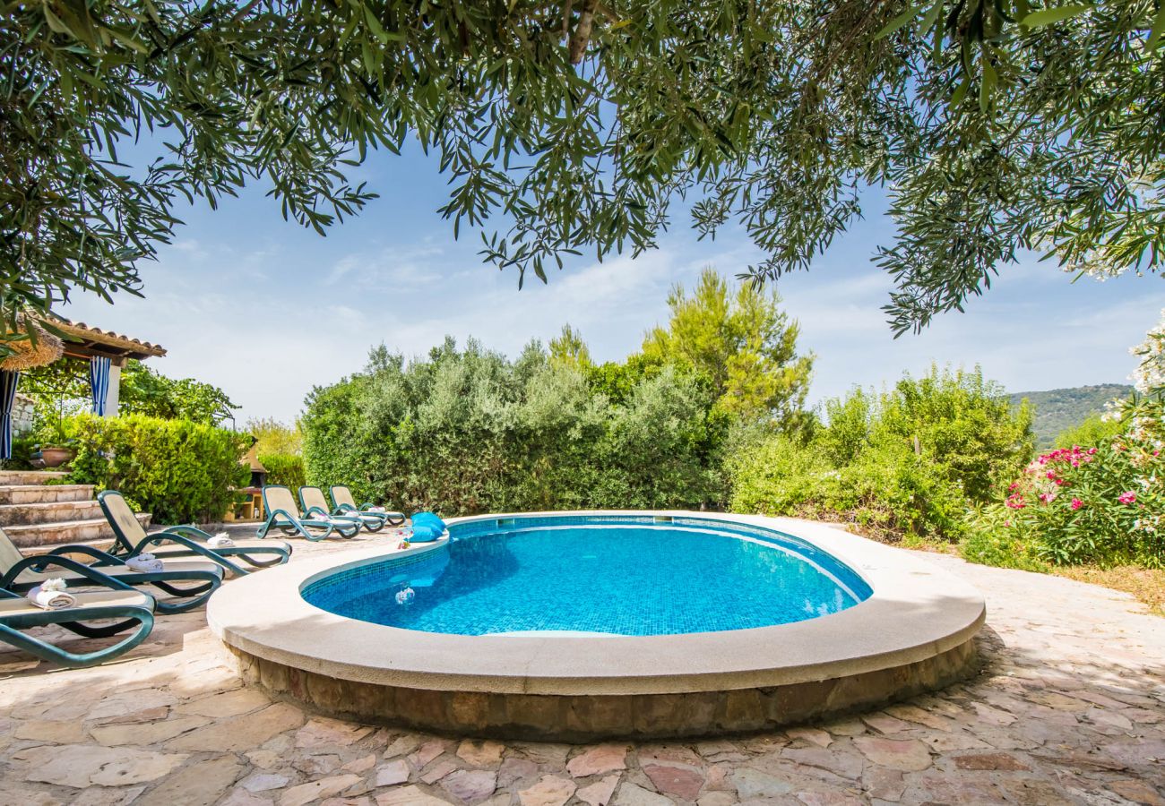 Finca in Inca - Casa rústica con piscina Can Reure en Mallorca