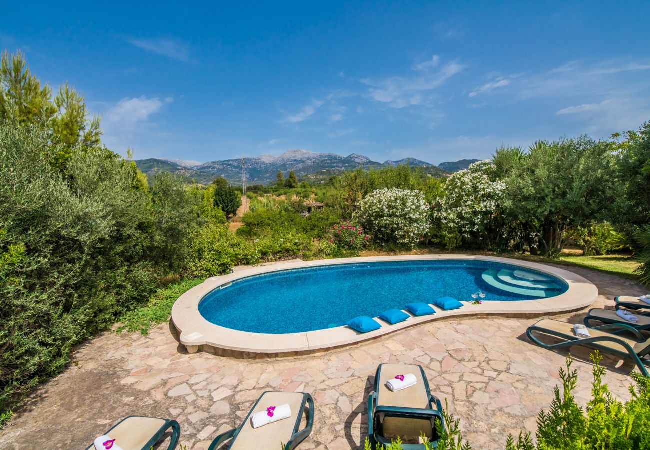 Finca in Inca - Casa rústica con piscina Can Reure en Mallorca