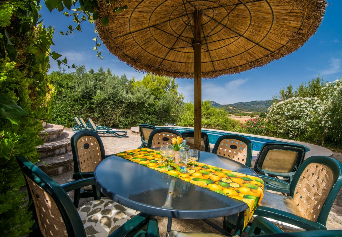 Finca in Inca - Casa rústica con piscina Can Reure en Mallorca