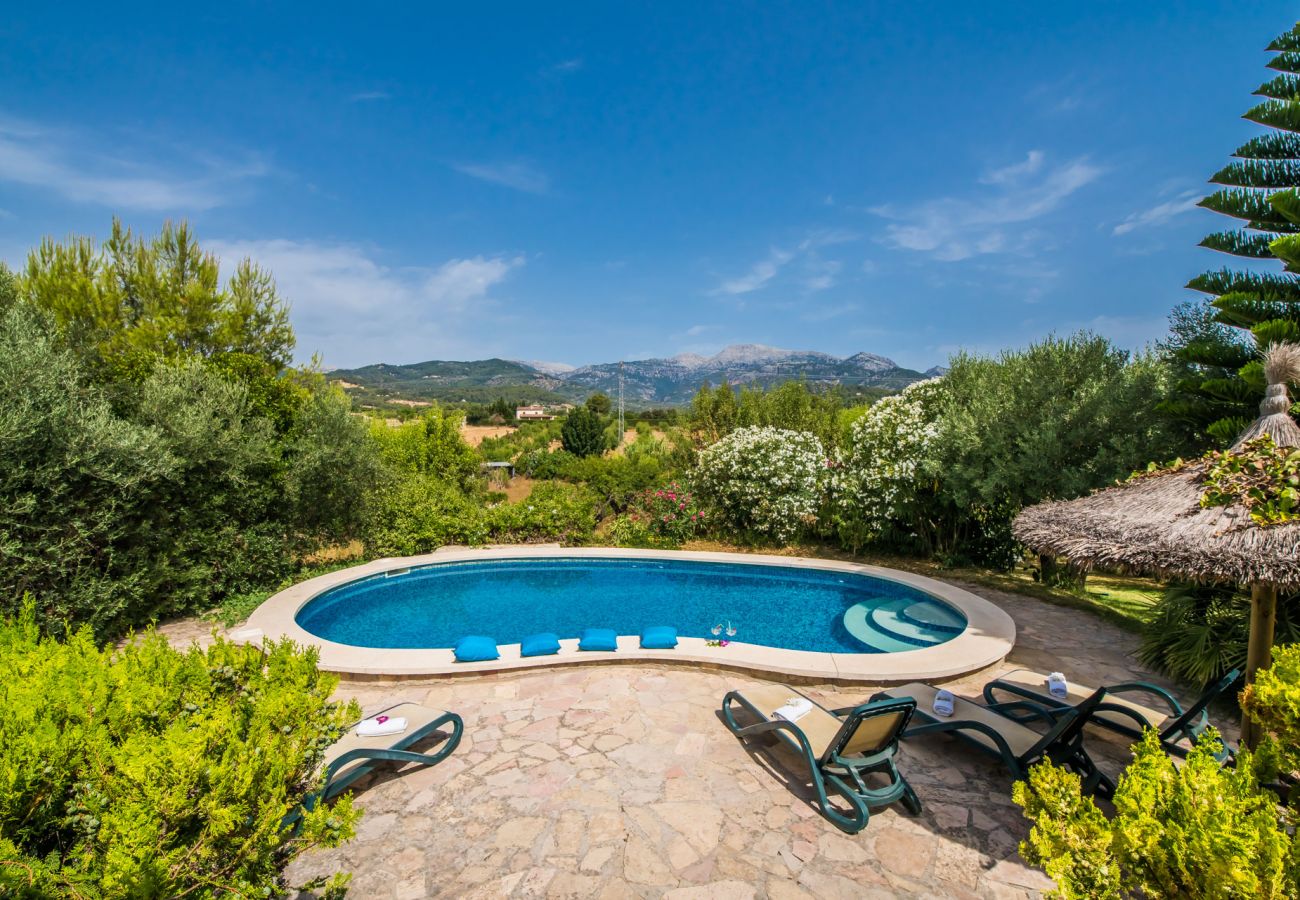 Finca in Inca - Casa rústica con piscina Can Reure en Mallorca