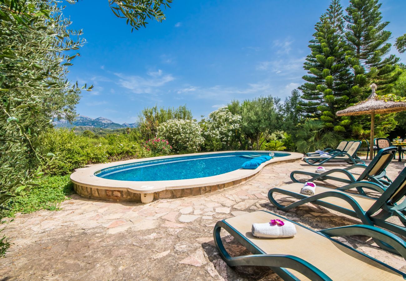 Finca in Inca - Casa rústica con piscina Can Reure en Mallorca