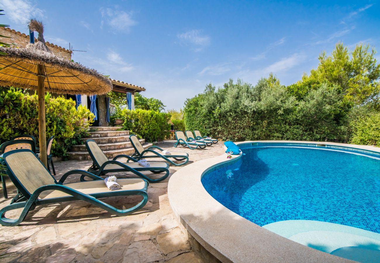 Finca in Inca - Casa rústica con piscina Can Reure en Mallorca