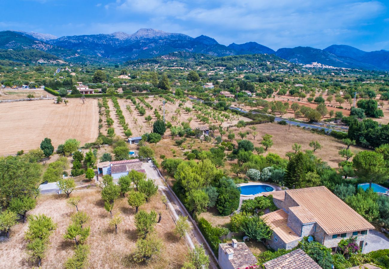 Finca in Inca - Casa rústica con piscina Can Reure en Mallorca