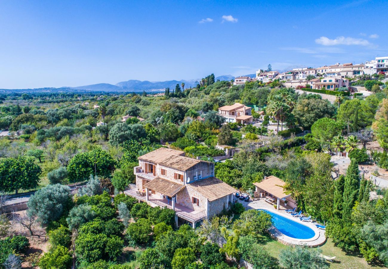 Finca in Buger - Ländliche Finca Sa Costa mit Pool auf Mallorca