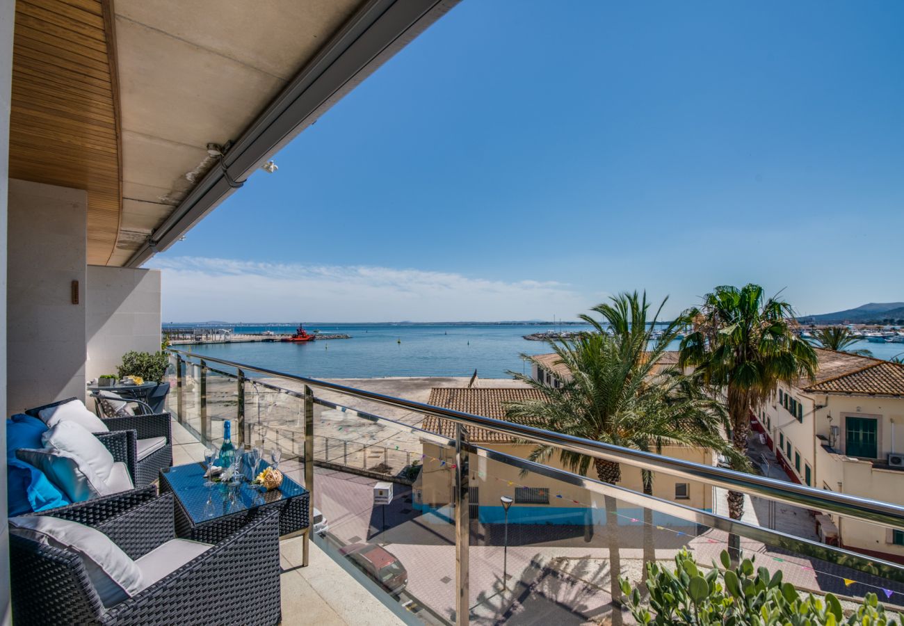 Ferienwohnung in Puerto de Alcudia - Wohnung Alcudia Portobello mit Meerblick 