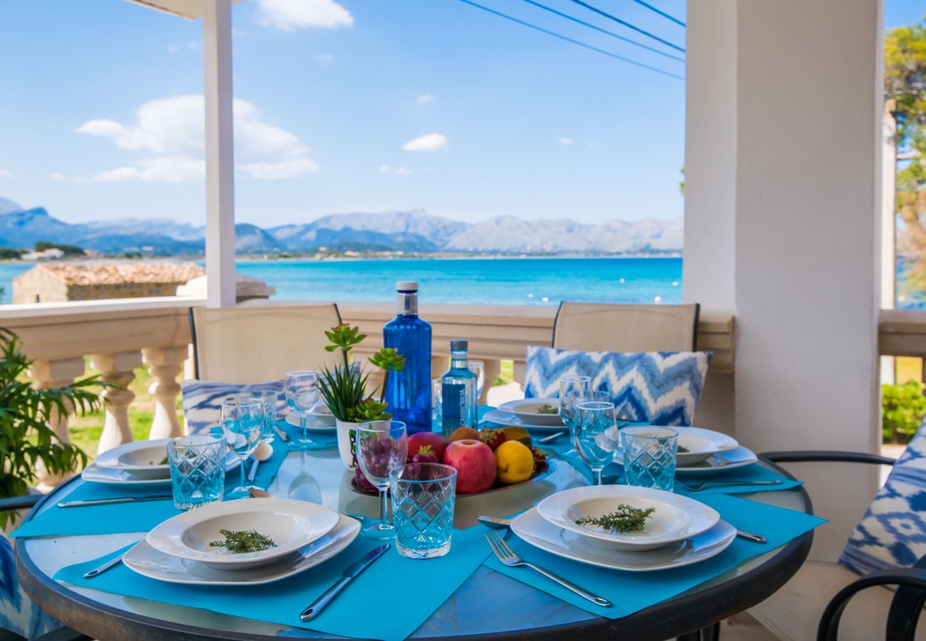 Apartment mit Blick auf die Bucht von Puerto Pollensa