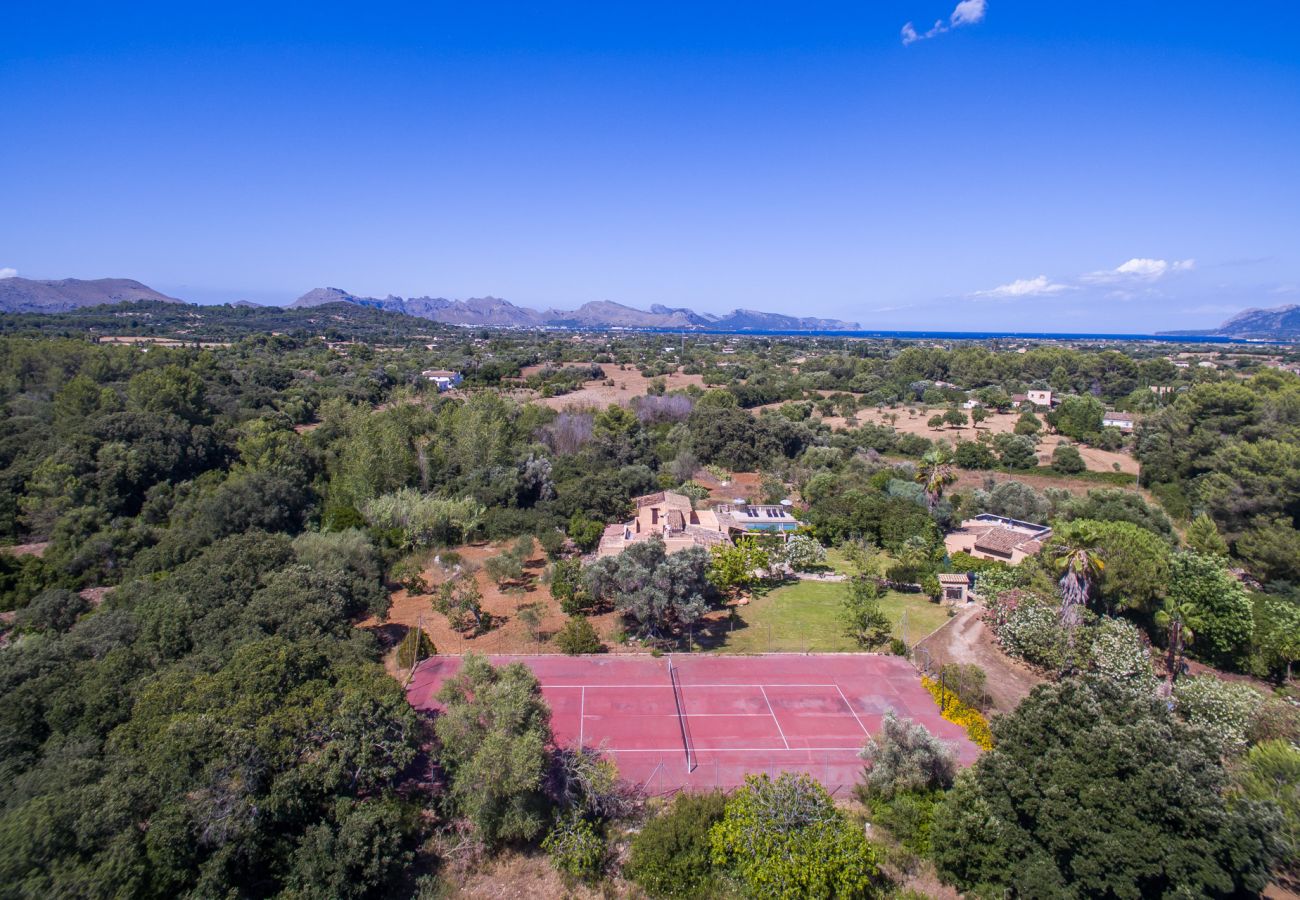 Finca in Pollensa - Landhaus in Pollensa Can Roig Gran mit Pool