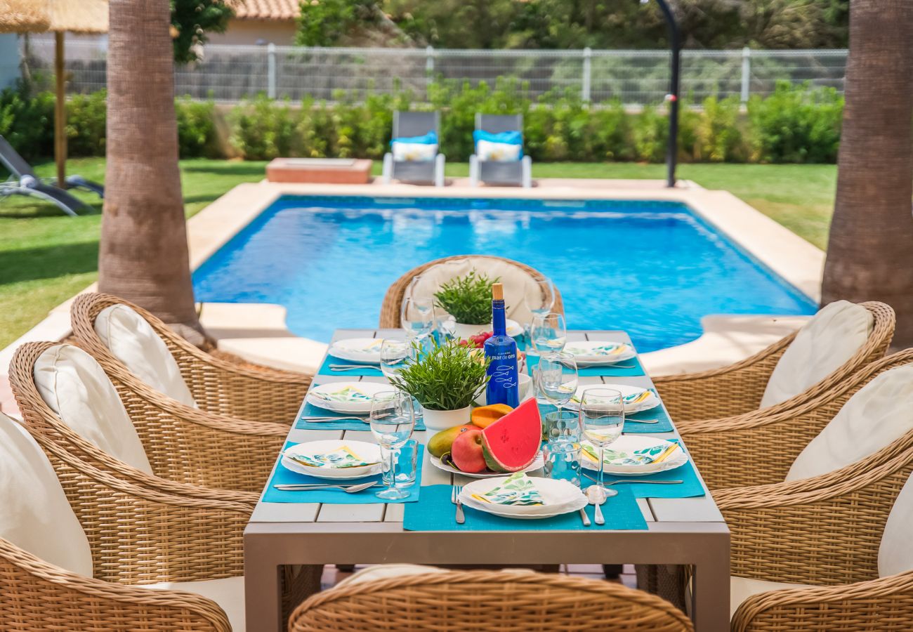 Ferienhaus in Crestatx - Villa mit Grill Romana mit Pool auf Mallorca