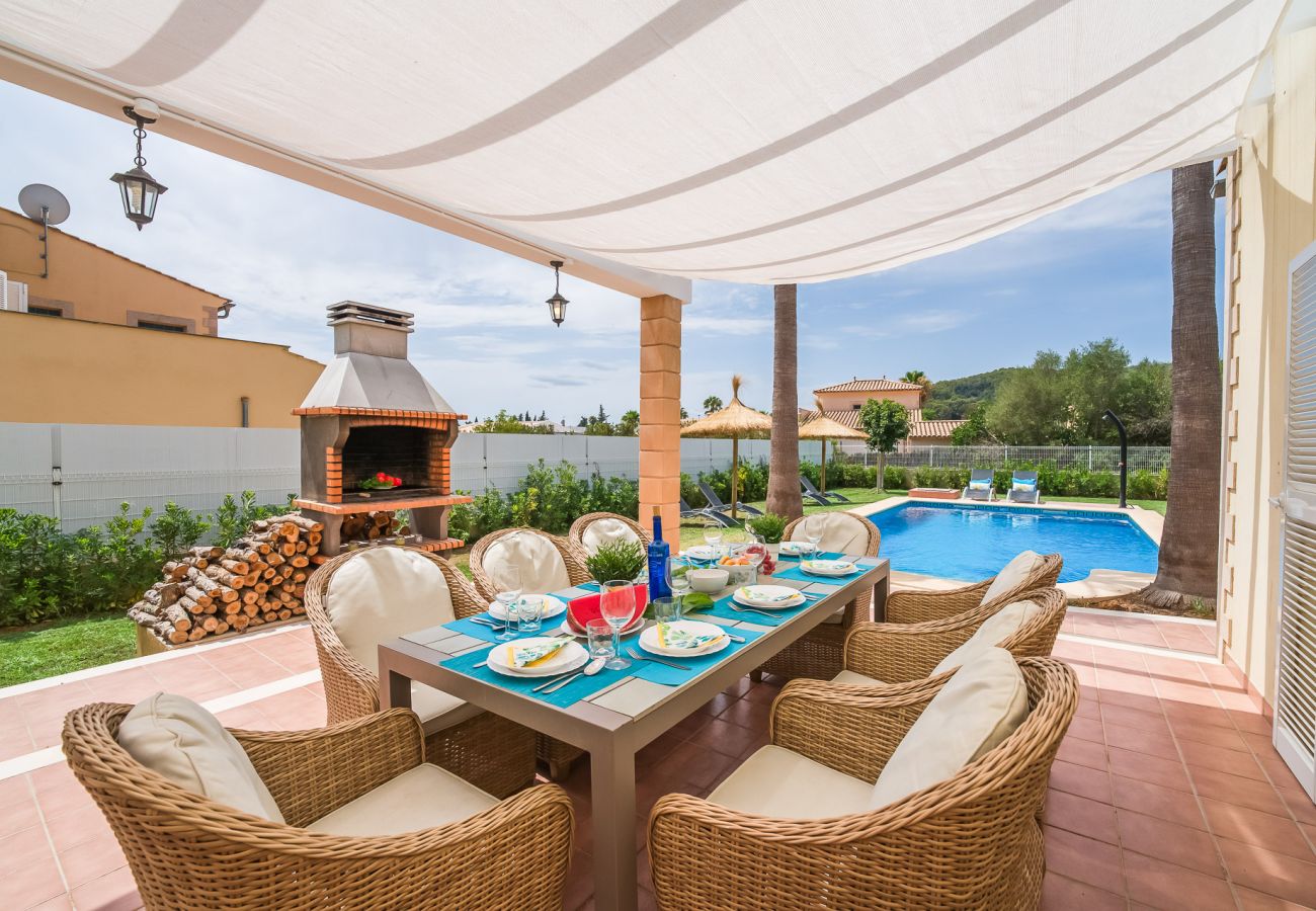Ferienhaus in Crestatx - Villa mit Barbecue Romana privater Pool Mallorca