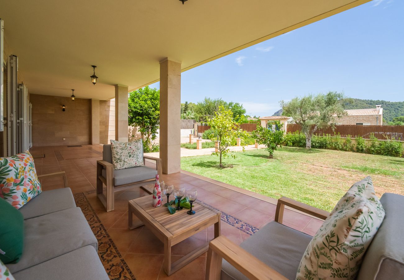 Ferienhaus in Crestatx - Villa mit Grill Romana mit Pool auf Mallorca