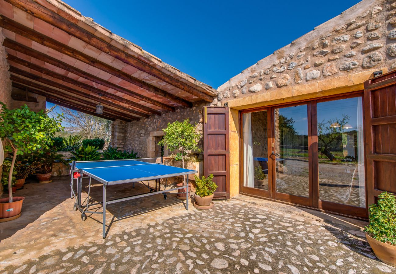 Finca in Buger - Mallorquinische Finca Ses Planes mit Pool