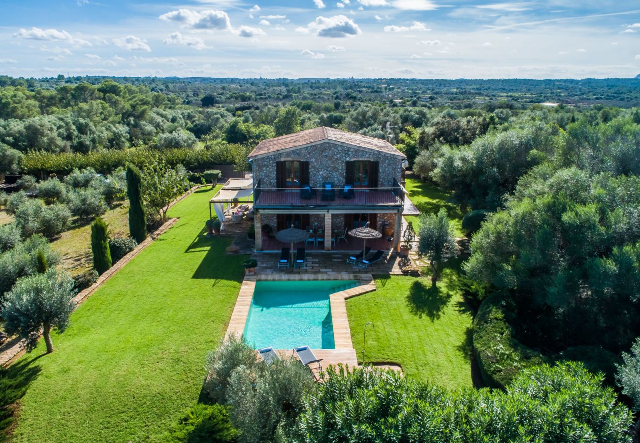 Finca in Llubi - Moderne Finca in Natur Son Rusinyol Pool Mallorca