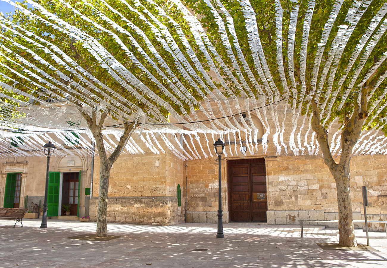 Finca in Llubi - Moderne Finca in Natur Son Rusinyol Pool Mallorca