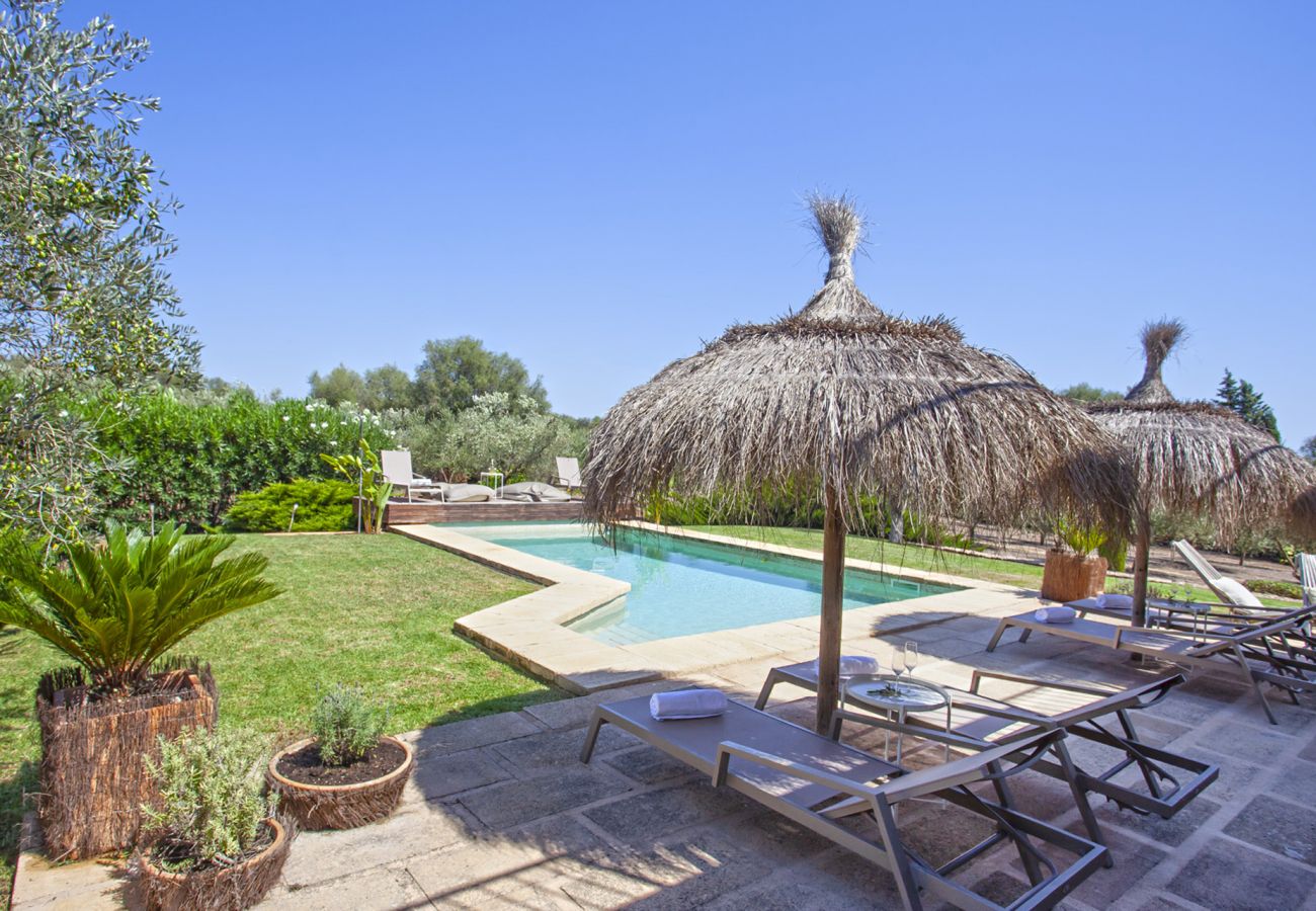 Finca in Llubi - Moderne Finca in Natur Son Rusinyol Pool Mallorca