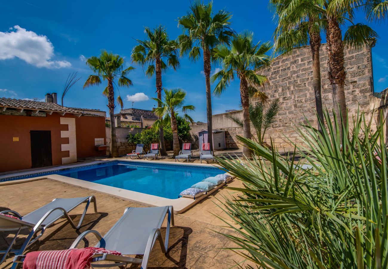 Ferienhaus in Maria de la salut - Ländliches Haus mit Pool Sa Verdera auf Mallorca