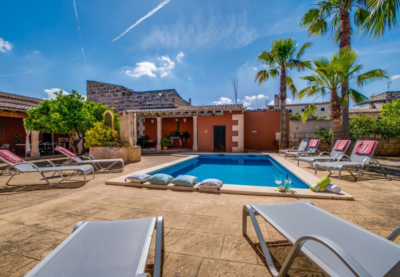 Ferienhaus in Maria de la salut - Ländliches Haus mit Pool Sa Verdera auf Mallorca