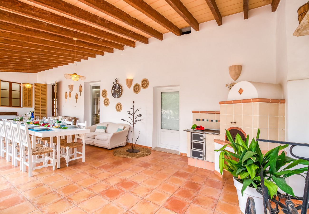 Ferienhaus in Maria de la salut - Ländliches Haus mit Pool Sa Verdera auf Mallorca