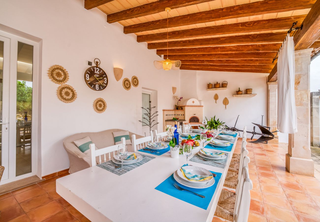 Ferienhaus in Maria de la salut - Ländliches Haus mit Pool Sa Verdera auf Mallorca