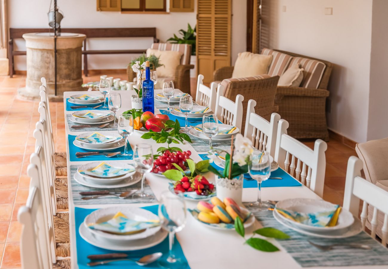 Ferienhaus in Maria de la salut - Ländliches Haus mit Pool Sa Verdera auf Mallorca