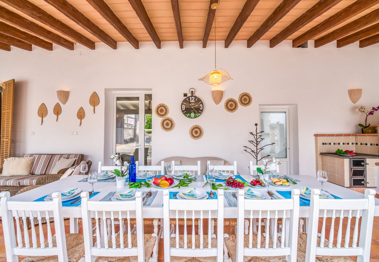 Ferienhaus in Maria de la salut - Ländliches Haus mit Pool Sa Verdera auf Mallorca