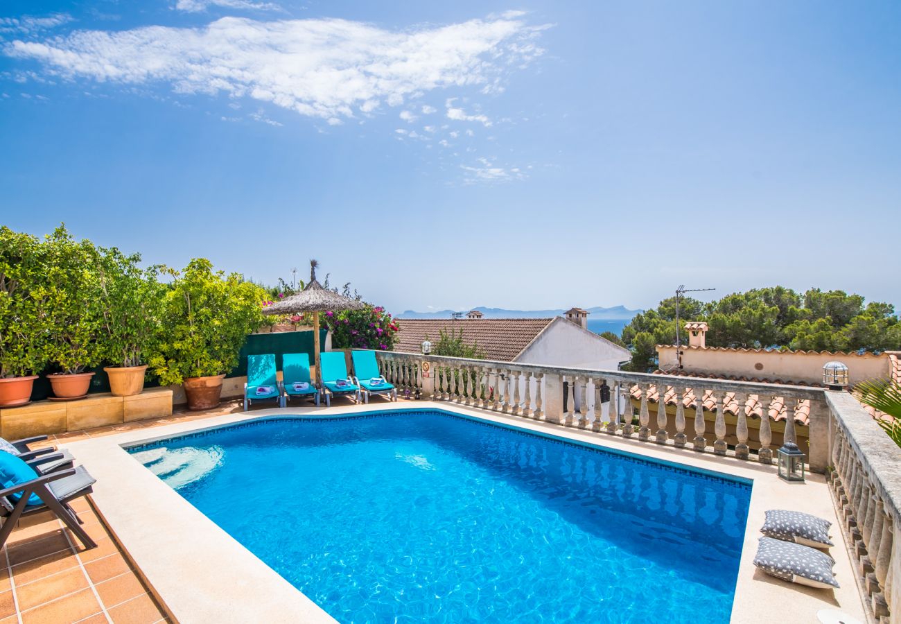 Ferienhaus in Alcanada - Haus in Meernähe Veuremar in Alcudia mit Pool