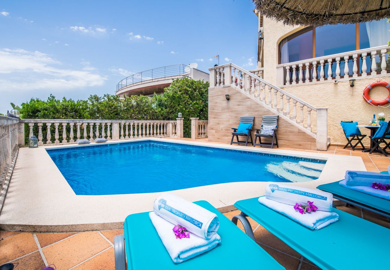 Ferienhaus in Alcanada - Haus in Meernähe Veuremar in Alcudia mit Pool
