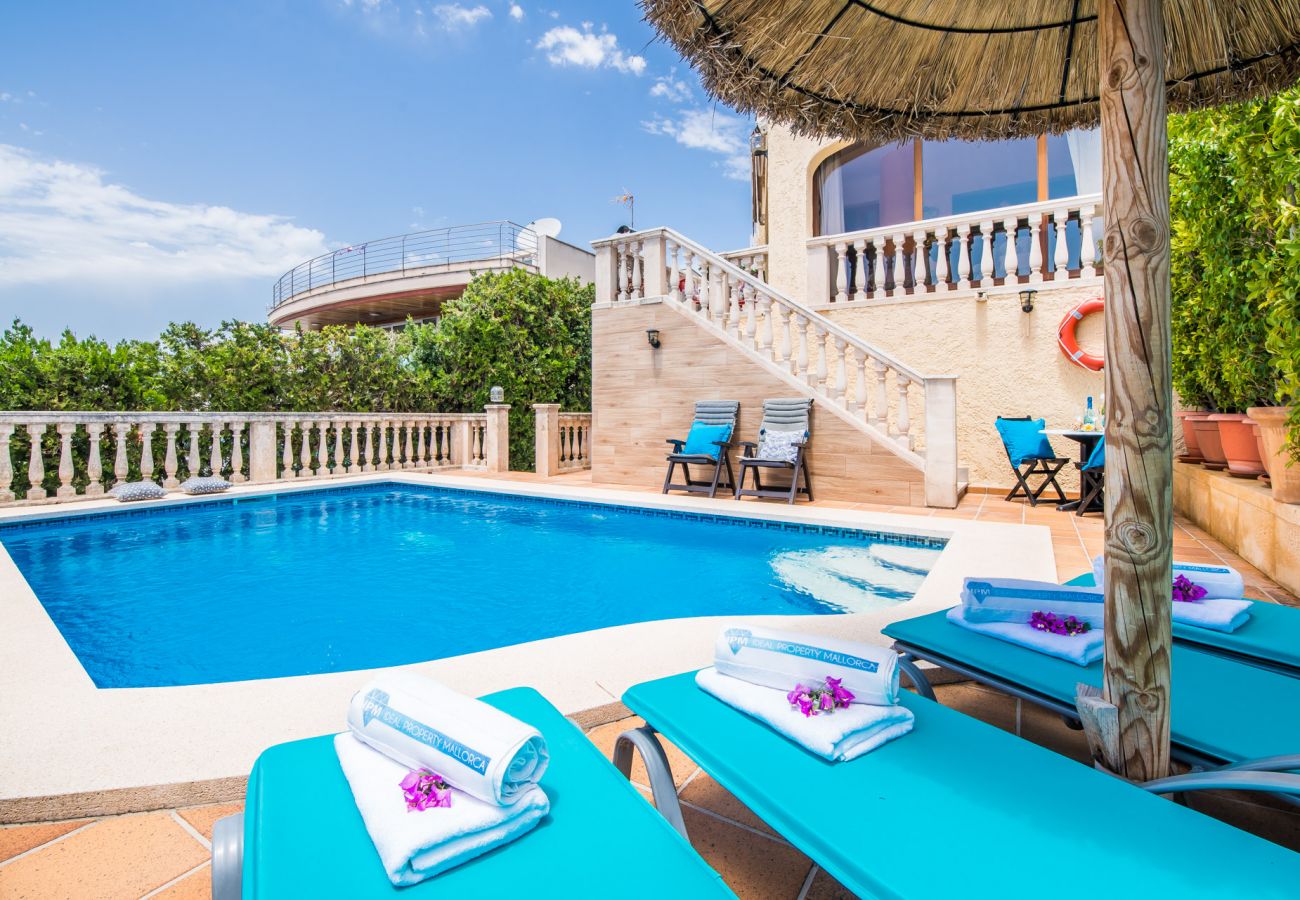 Ferienhaus in Alcanada - Haus in Meernähe Veuremar in Alcudia mit Pool