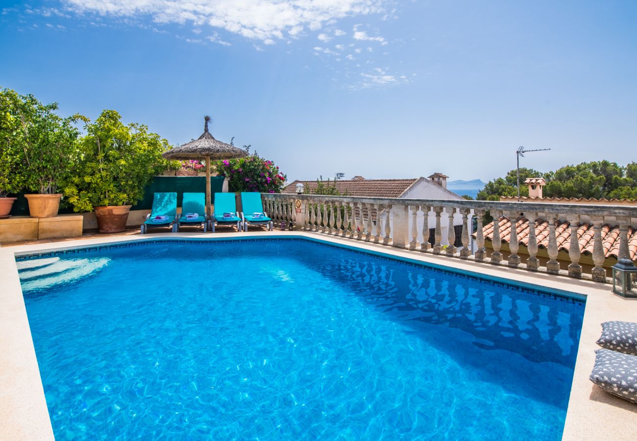 Ferienhaus in Alcanada - Haus in Meernähe Veuremar in Alcudia mit Pool