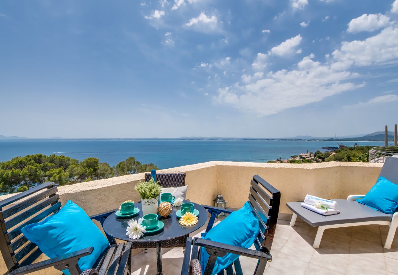 Ferienhaus in Alcanada - Haus in Meernähe Veuremar in Alcudia mit Pool