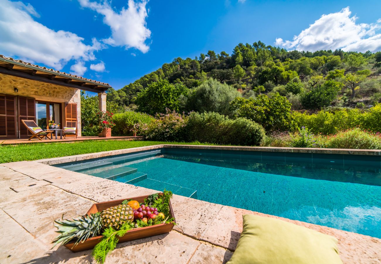 Finca in Campanet - Rurale Finca in freier Natur Sa Vela Pool Mallorca