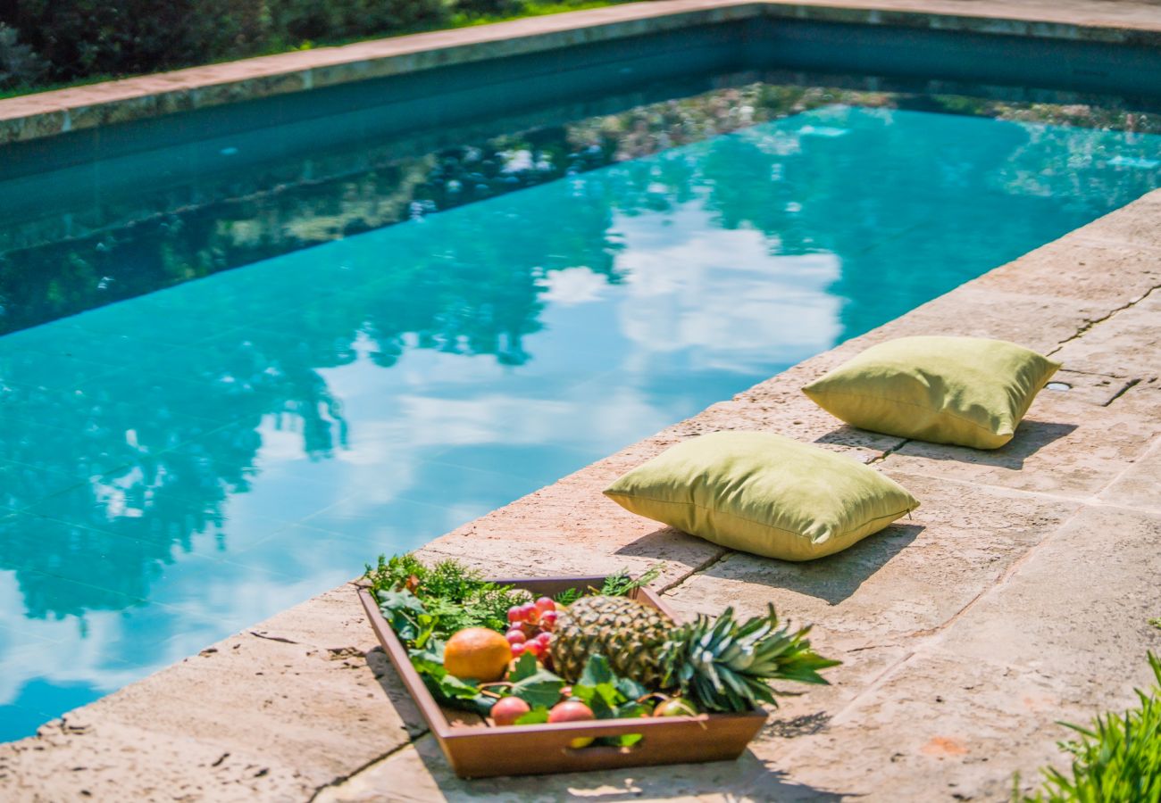 Finca in Campanet - Rurale Finca in freier Natur Sa Vela Pool Mallorca