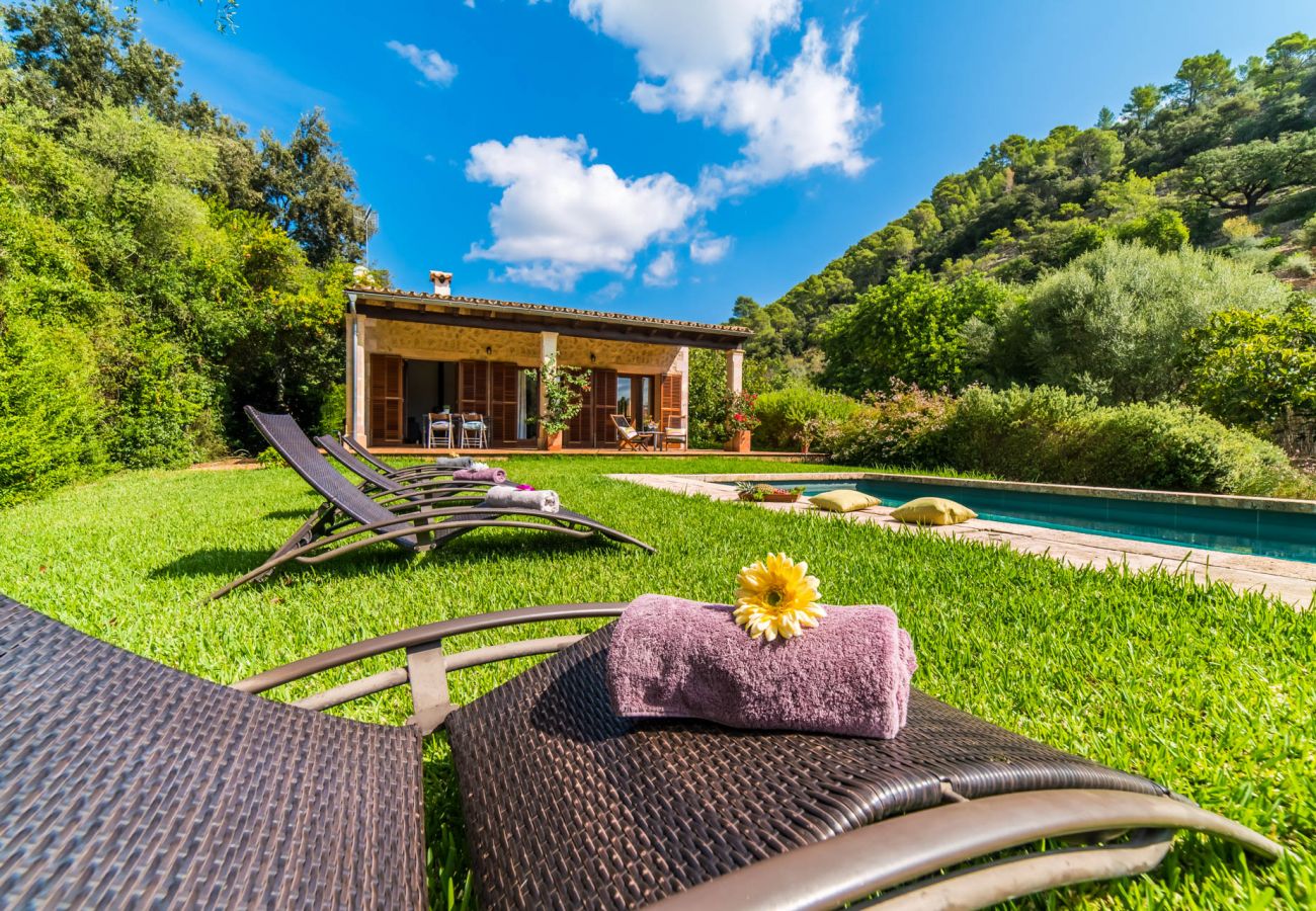 Finca in Campanet - Rurale Finca in freier Natur Sa Vela Pool Mallorca