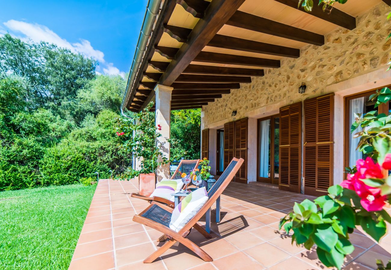 Finca in Campanet - Rurale Finca in freier Natur Sa Vela Pool Mallorca