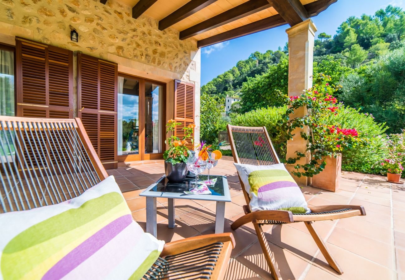 Finca in Campanet - Rurale Finca in freier Natur Sa Vela Pool Mallorca