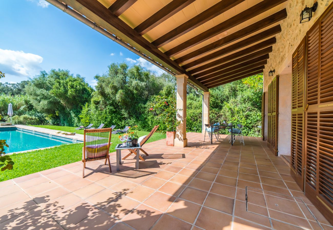Finca in Campanet - Rurale Finca in freier Natur Sa Vela Pool Mallorca