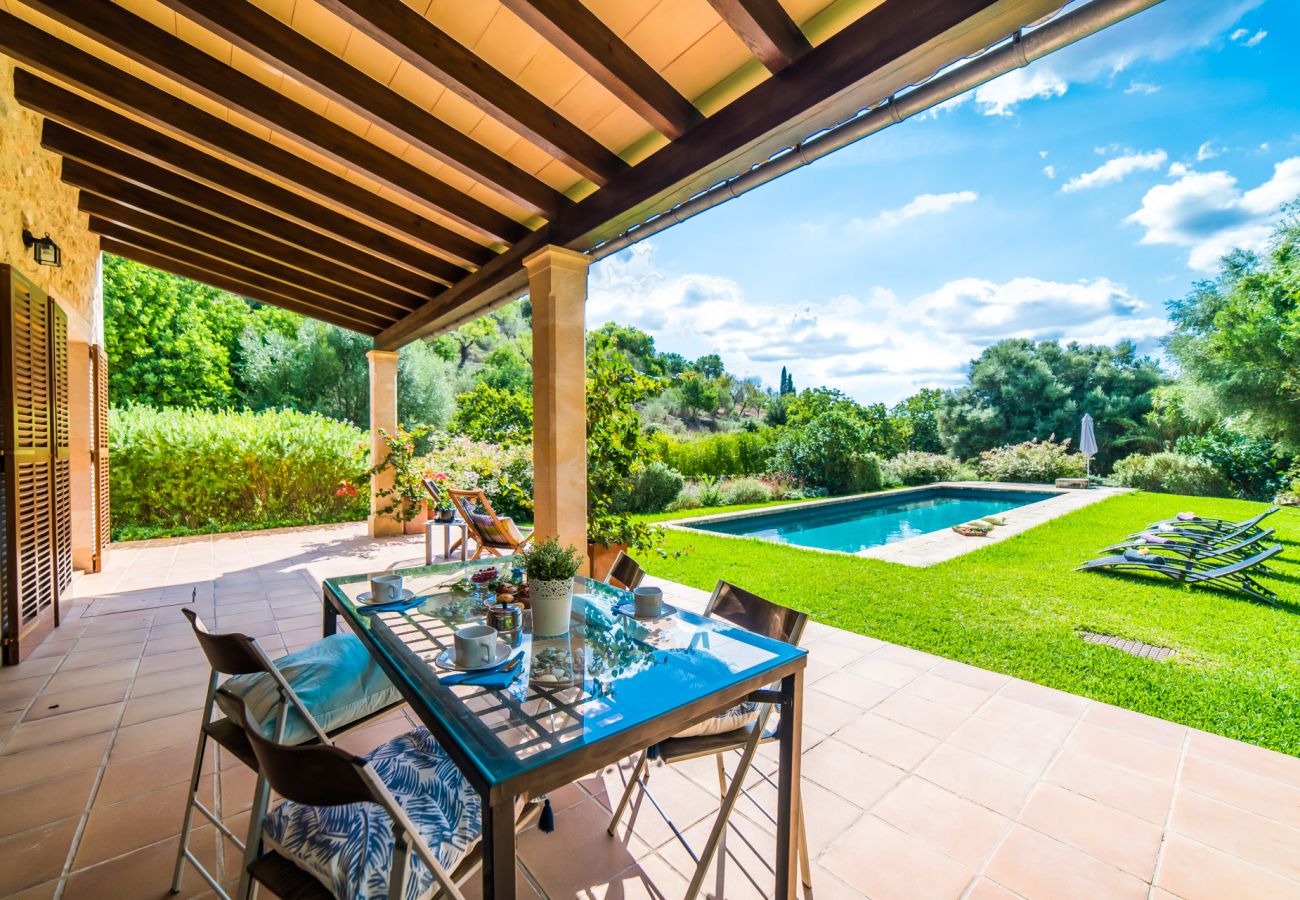 Finca in Campanet - Rurale Finca in freier Natur Sa Vela Pool Mallorca