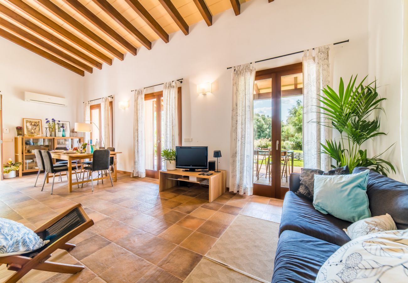 Finca in Campanet - Rurale Finca in freier Natur Sa Vela Pool Mallorca