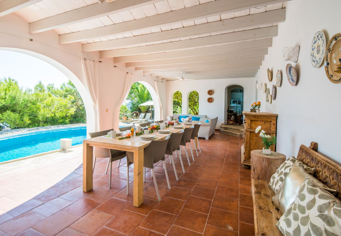 Ferienhaus in Capdepera - Haus Mallorca Ram de Mar mit Meerblick und Pool