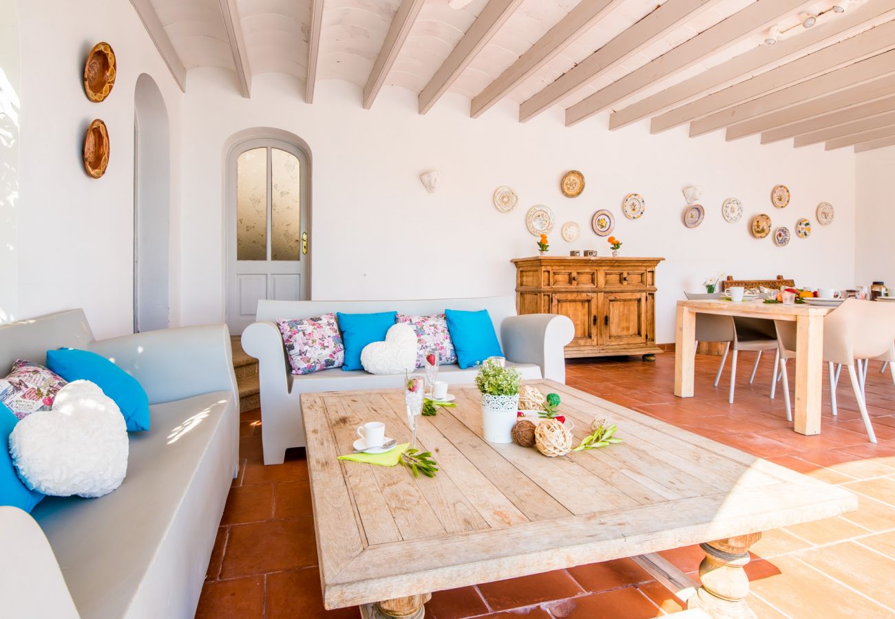 Ferienhaus in Capdepera - Haus Mallorca Ram de Mar mit Meerblick und Pool
