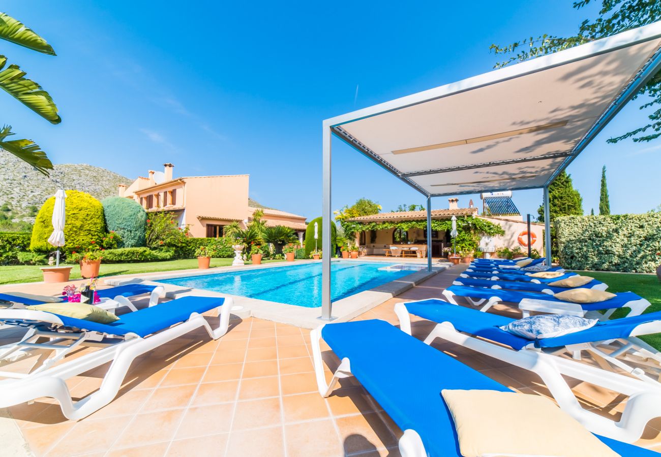 Finca in Pollensa - Finca für 12 Personen La Rosaleda Pollensa Pool