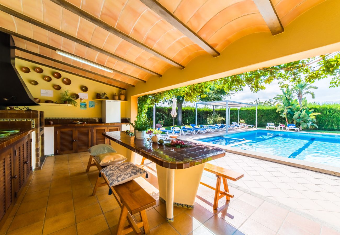Finca in Pollensa - Finca für 12 Personen La Rosaleda Pollensa Pool