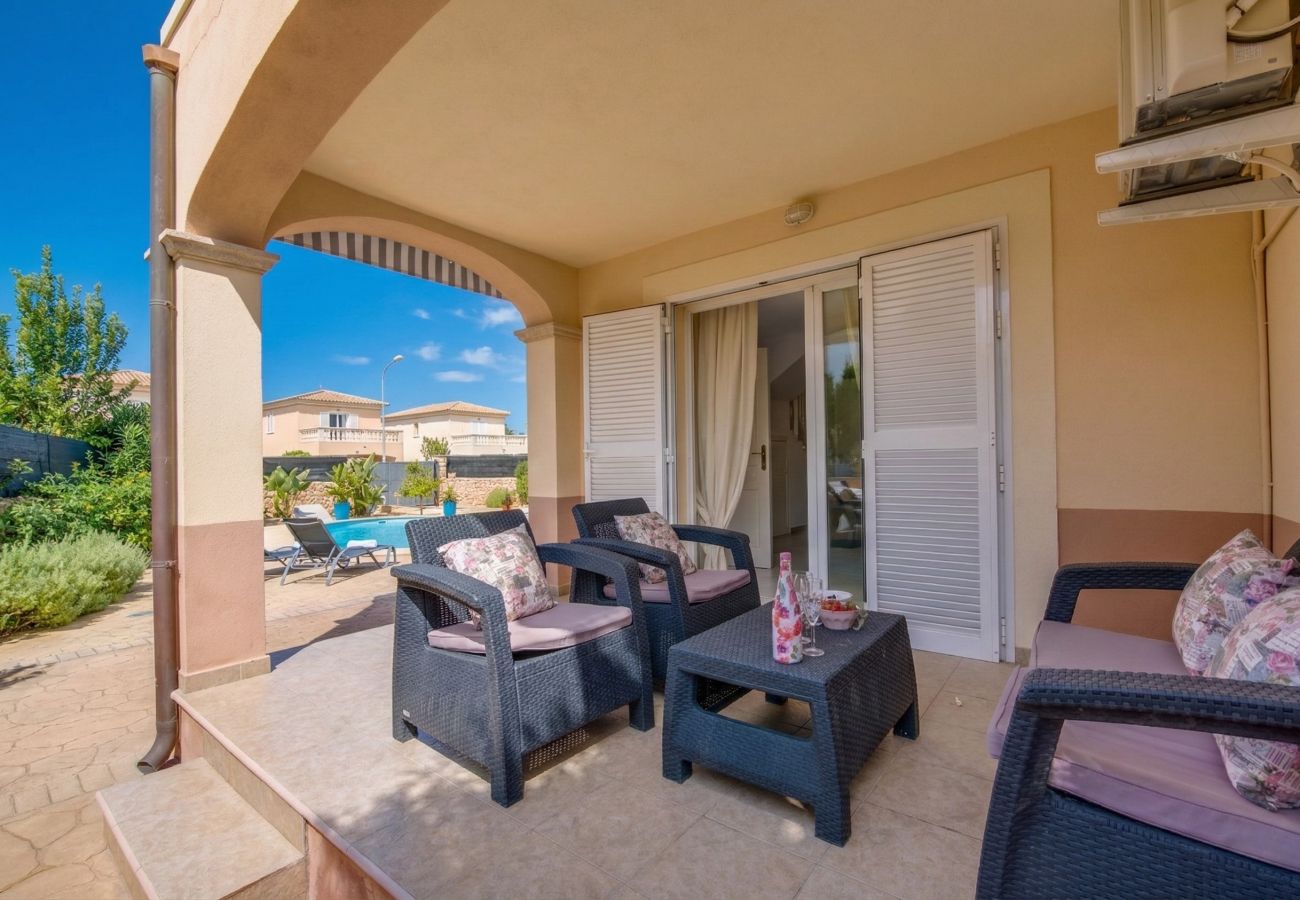 Ferienhaus in Sa Rapita - Haus mit Pool Son Moleto in Strandnähe